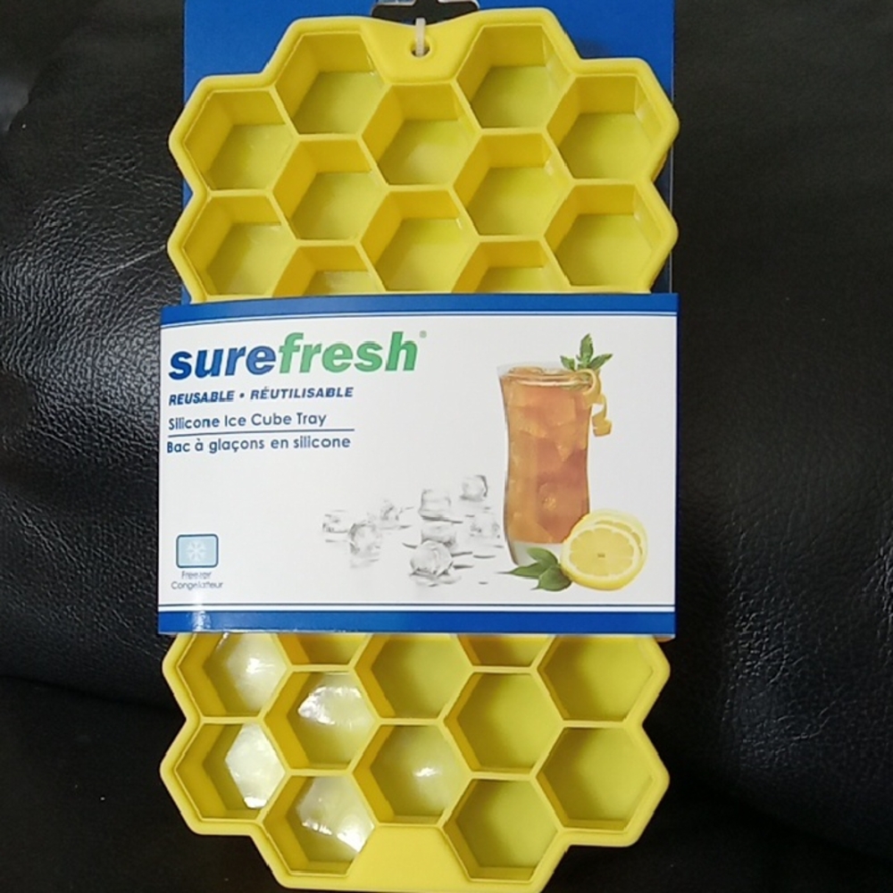 Surefresh Yellow Honeycomb Ice Tray